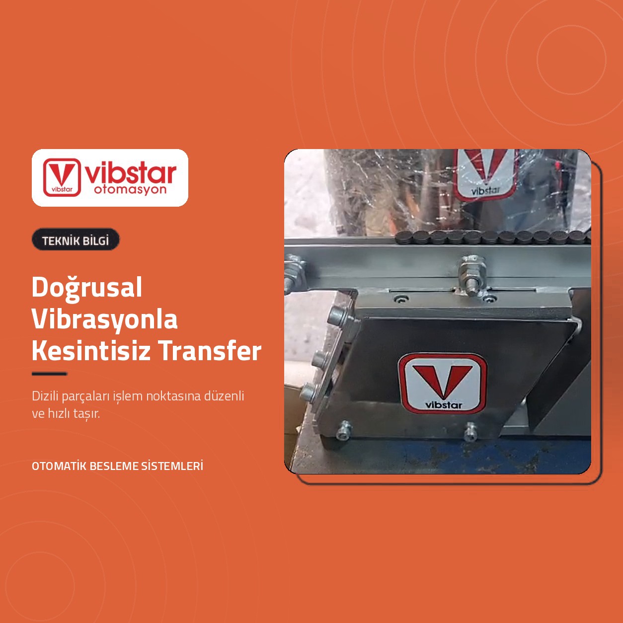 VİBSTAR doğrusal vibrasyon ünitesi
